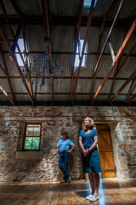 Scott and Melinda Medway have restored a Cobb and Coach Inn, which they will open in March. Photo: Elesa Kurtz