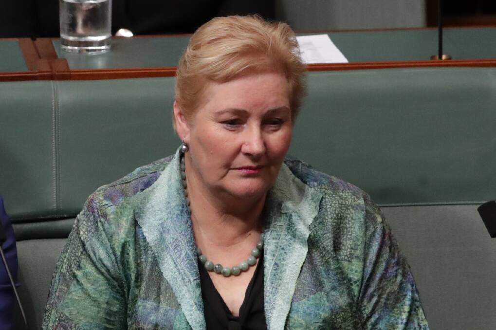 Ann Sudmalis during question time in Parliament House in Canberra on Tuesday. Photo: Andrew Meares
