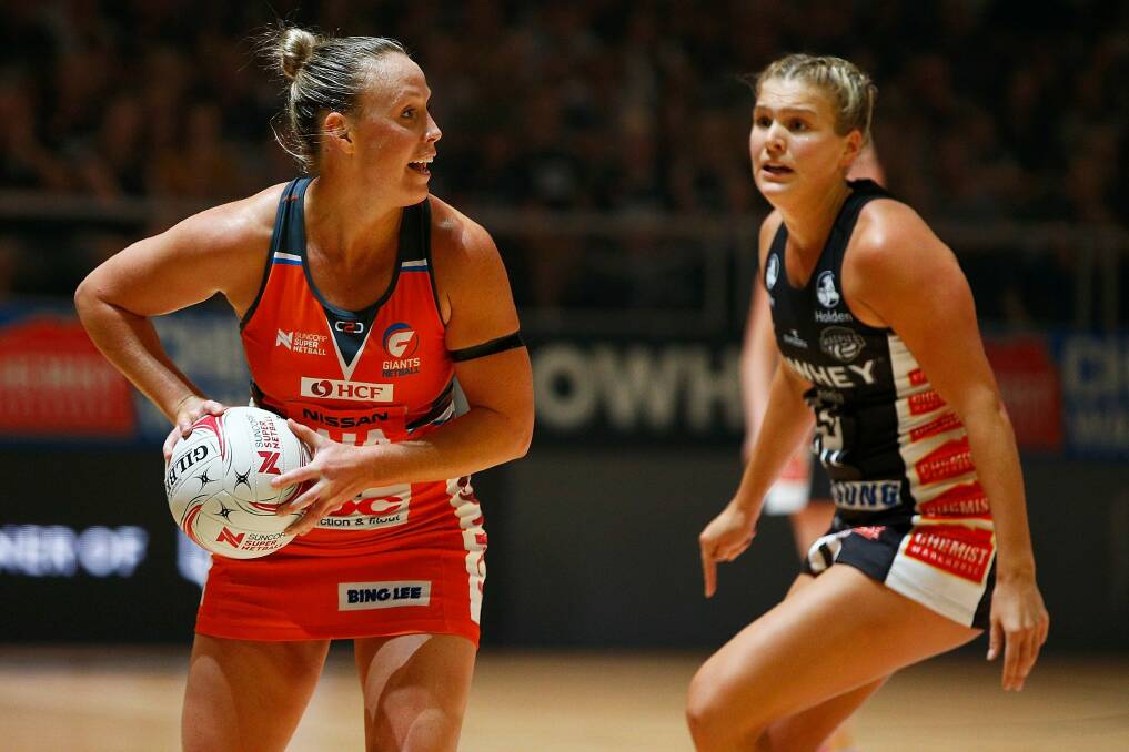 In the balance: the Giants' fate is less certain since their loss to injury of superstar Kim Green. Photo: Daniel Pockett