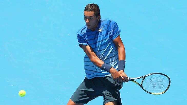 Australian Open dubut ... Nick Kyrgios has 'been thinking about this for a while now'. Photo: Scott Barbour