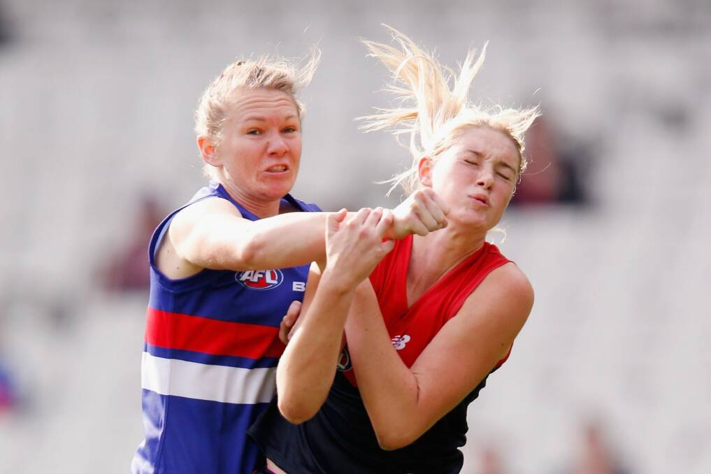 The Bulldogs and Melbourne are thought to be among the front-runners for the national women's league. Photo: Getty Images