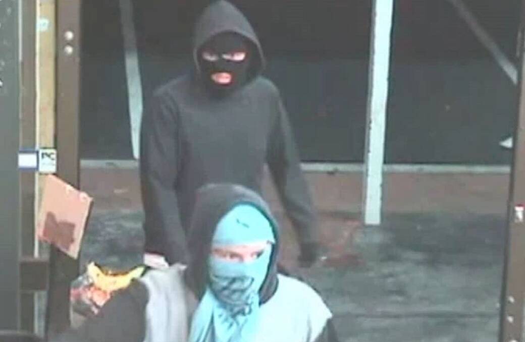 Two men armed with knives robbed the Hughes IGA Photo: Supplied