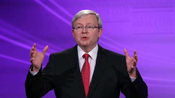 Prime Minister Kevin Rudd. Photo: Gary Ramage