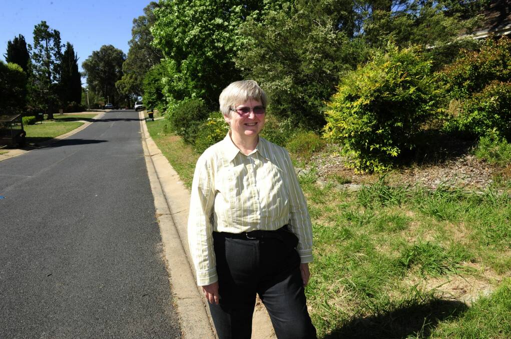 Street champion Cindy Steensby of Scullin.  Photo: Melissa Adams 