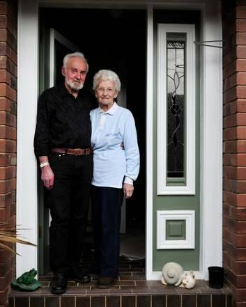 Ron Evans and wife Yvonne at their Crookwell home. Photo: Jay Cronan