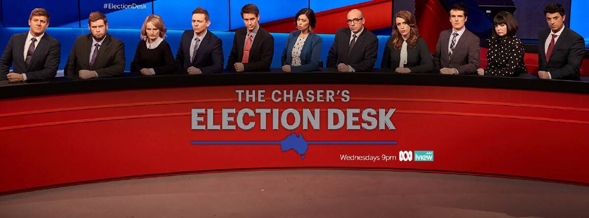 The Chaser's Election Desk is one of the ABC's popular programs in Canberra. Photo: ABC