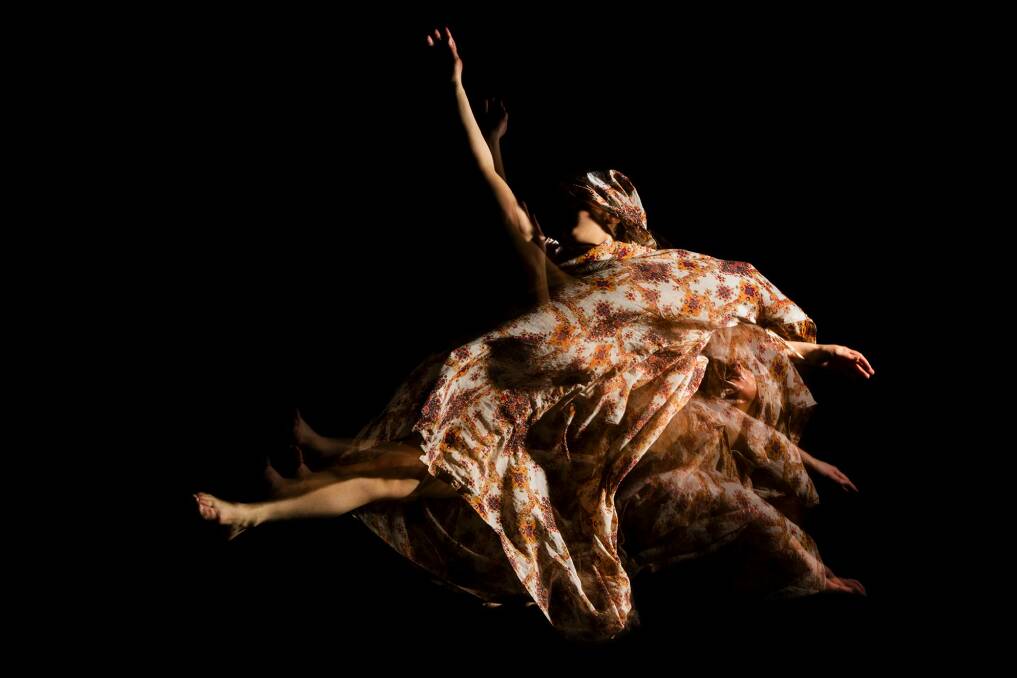 Dancer Eliza Sanders, captured by photographer Lorna Sim, as part of their Enigma exhibition. Photo: Lorna Sim Photography