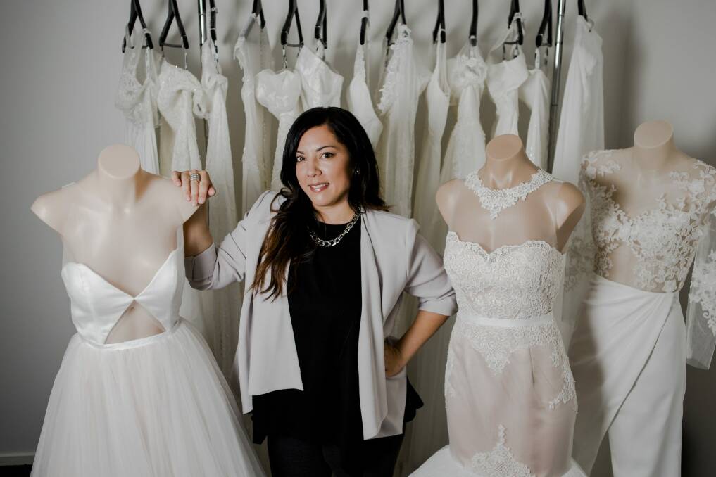 Fashion designer Naomi Hogie, has launched her own bridal range, Naomi Peris Bridal. Photo: Jamila Toderas