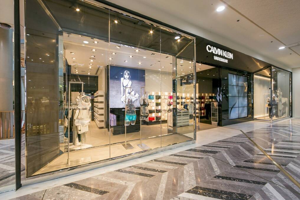The new Calvin Klein Underwear store at Canberra Centre. Photo: Supplied