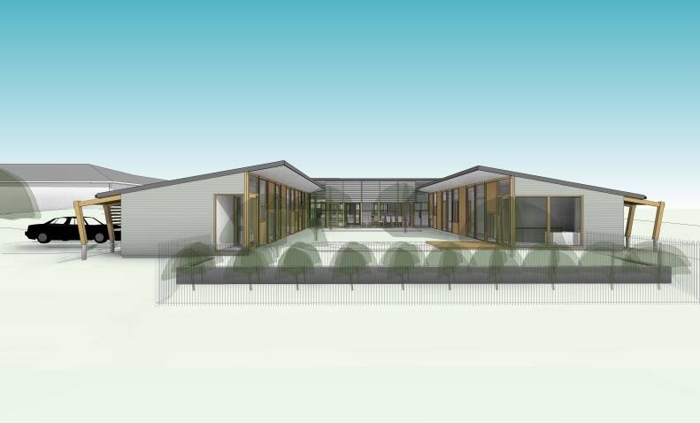 An artist's impression of the Ricky Stuart Foundation's first state-of-the-art respite centre for children, Ricky Stuart House. Photo: Cox Architecture
