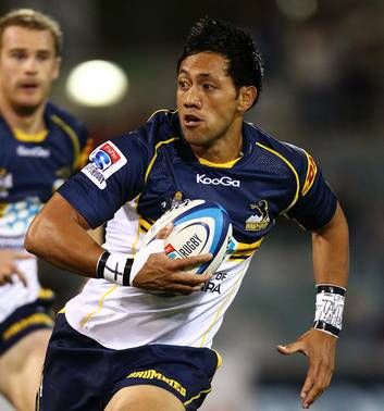 Christian Lealiifano of the Brumbies was second in the Australian player of the year award. Photo: Mark Nolan