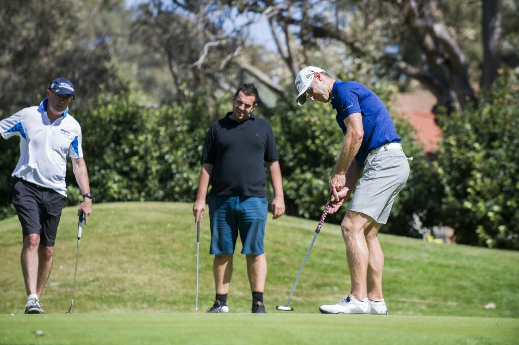 Canberra golfer Brendan Jones will fly to Japan on Sunday to start his season. Photo: Rohan Thomson