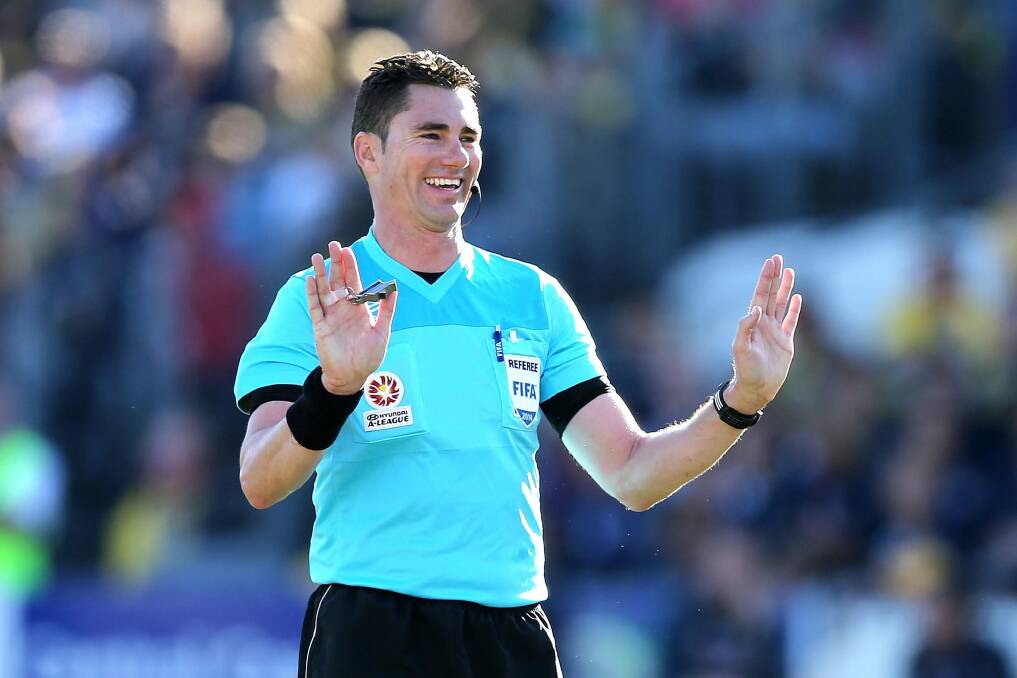 It's official: Canberra referee Ben Williams will be one of three full-time professional referees in the A-League. Photo: Ashley Feder