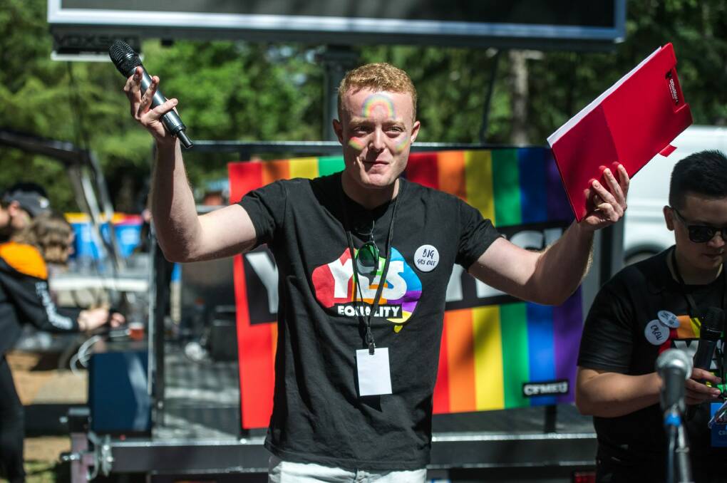 Same-sex marriage campaigner and Labor staffer Jacob White. Photo: Karleen Minney