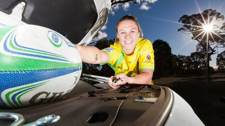 Former Canberra mechanic, Sharni WIlliams has been named the Australian Women's Sevens Rugby Captain. Photo: Katherine Griffiths