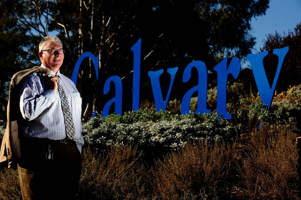 Ray Dennis has resigned as chief executive of Calvary Hospital. Photo: Stuart Walmsley