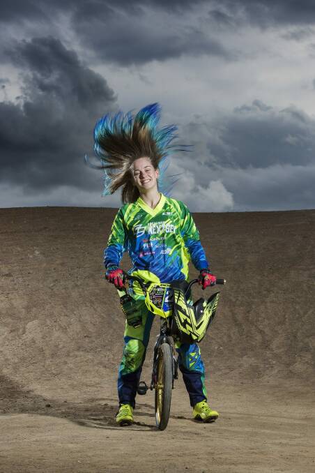 ACT BMX rider Mikayla Rose. Photo:  