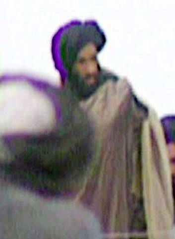 A screen grab taken secretly in 1996 shows Taliban spiritual leader Mullah Mohammed Omar. Photo: AFP/BBC News/Newsnight
