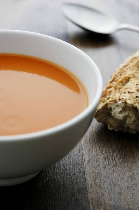 Sore throats need tomato soup. Photo: iStock