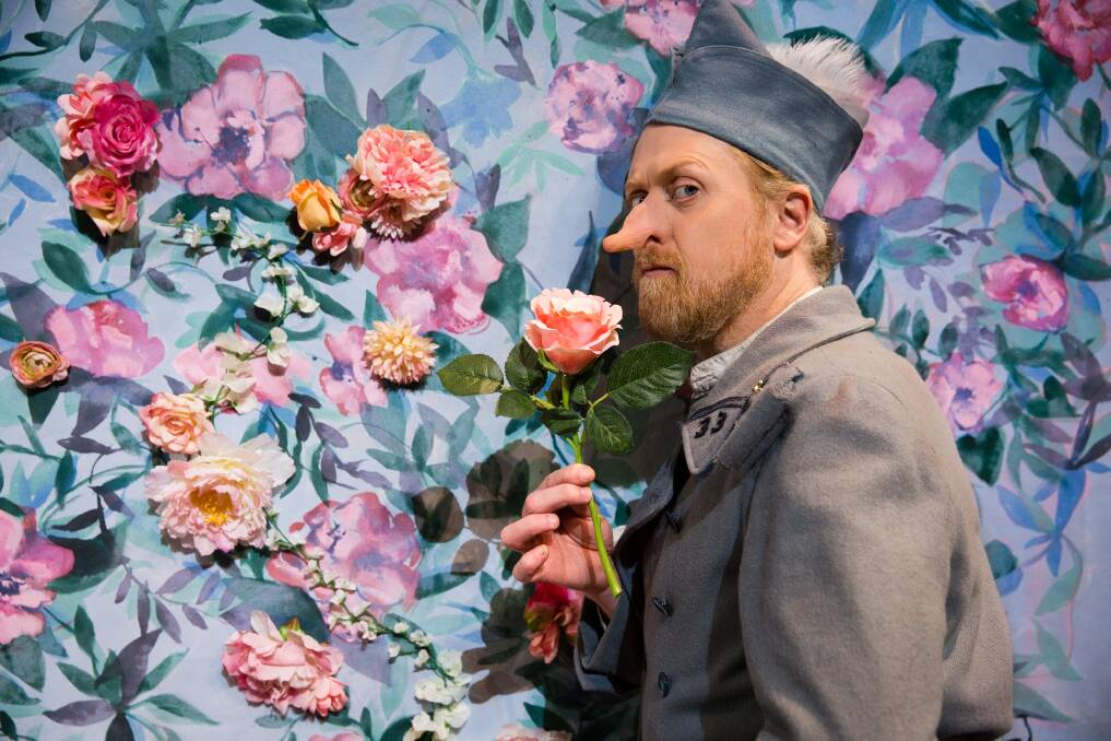 Damien Ryan as Cyrano de Bergerac. Photo: Kate Williams