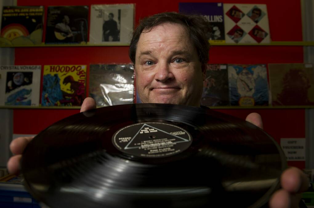 Phil Place says vinyl's appeal is the 'whole sense of ownership and collectability'. Photo: Jay Cronan