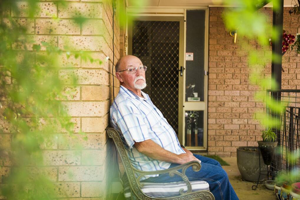Motor-vehicle-accident victim Glenn Herbert has filed a discrimination claim against the ACT government and Democracy Co over their decision to exclude CTP claimants from last year's citizen's jury.  Photo: Dion Georgopoulos