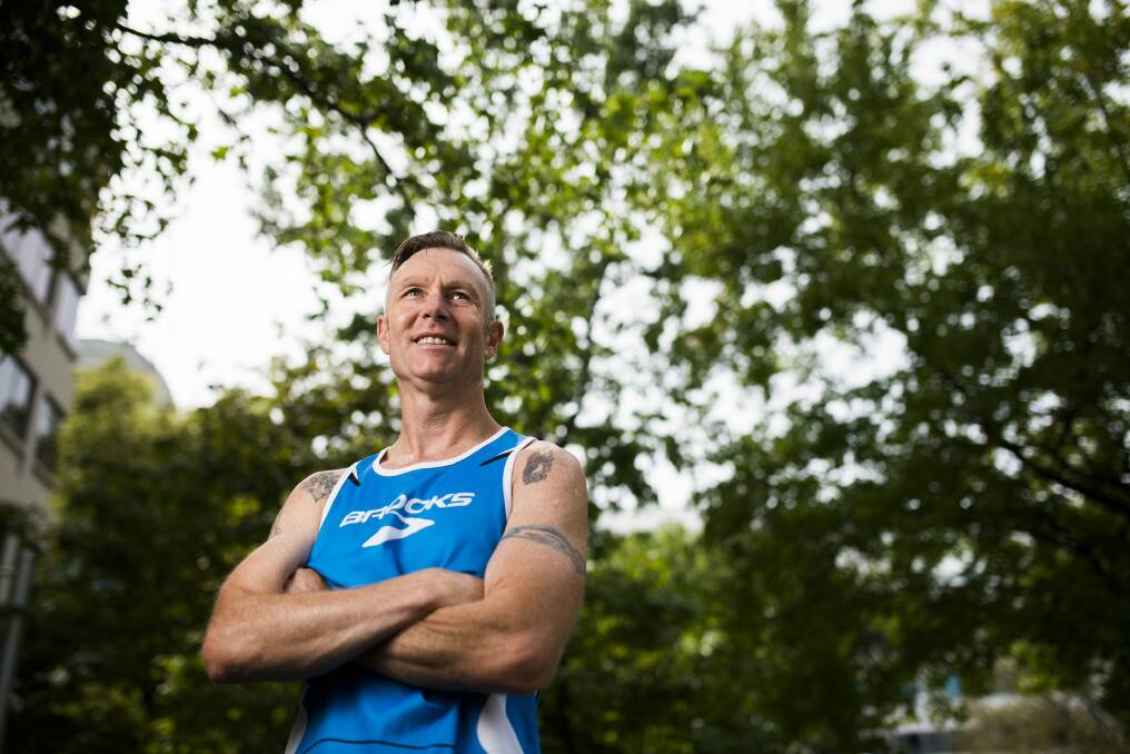 Canberra runner Lance Purdon.  Photo: Rohan Thomson