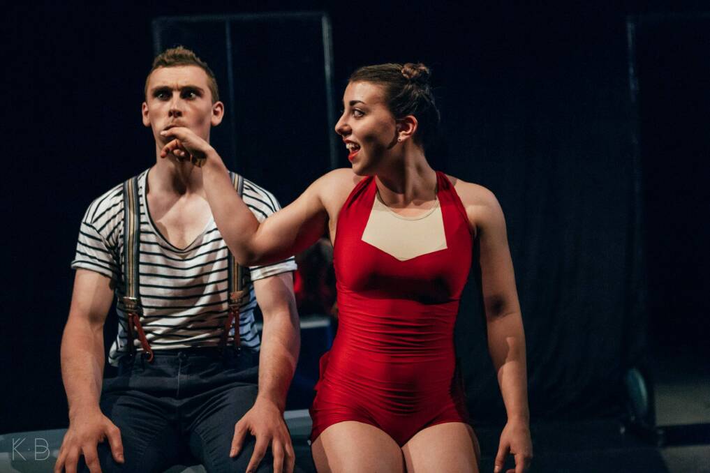 Piri Goodman (19) and Cecilia Martin (18) who have been accepted to study the highly coveted Bachelor of Circus Arts at the National Institute of Circus Arts in 2015.  Photo: Kimberley Brewster