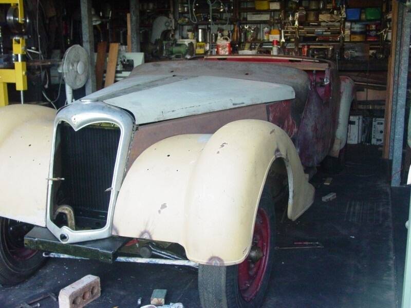 The Riley before its restoration. Photo: supplied