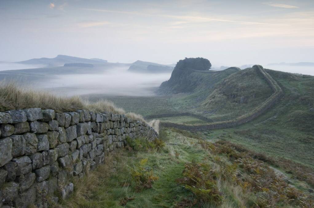 The remains of Hadrian's Wall still winds its way over northern England. Photo: Rod Edwards