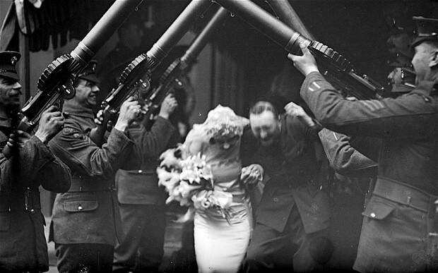 WW1 wartime wedding