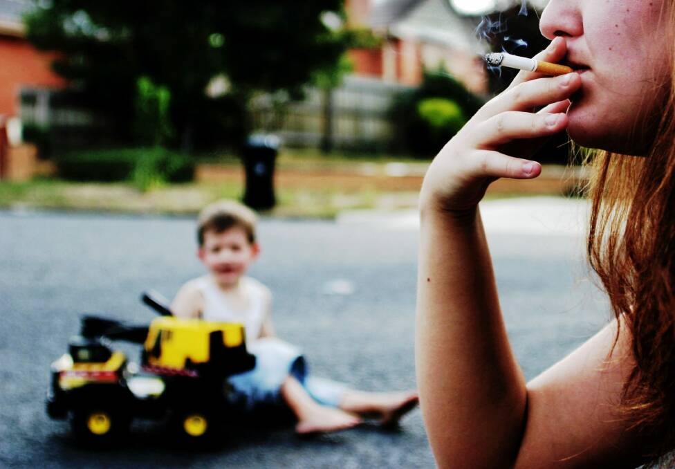 Smoking bans could be extended to children's playgrounds and play spaces in the ACT.  Photo: Melissa Smith