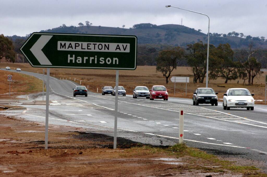 The intersection of Mapleton Avenue (pictured, in 2005) and Horse Park Drive will be closed for three nights next week. 