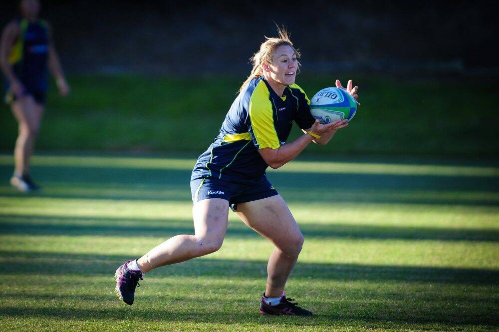 Canberra's  Sharni WIlliams has been named in the Wallaroos squad. Photo: Katherine Griffiths
