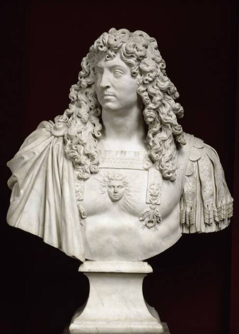 A bust of Louis XIV by Jean Warin (1604-1672).  Photo: Franck Raux / RMN-GP