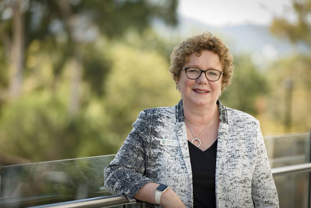 Outgoing principal at Canberra Girls Grammar Anne Coutts began her career in molecular biology in the UK. Photo: Nick Burrows