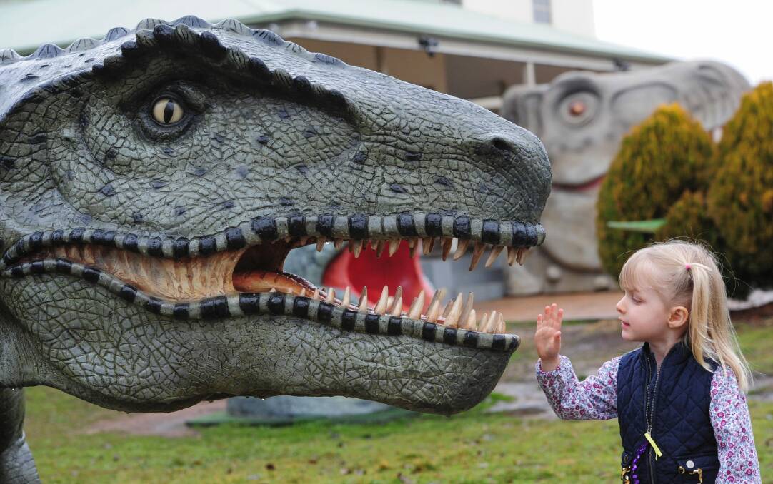 Canberra's National Dinosaur Museum will run several school holiday activities. Photo: Graham Tidy Fairfax Media