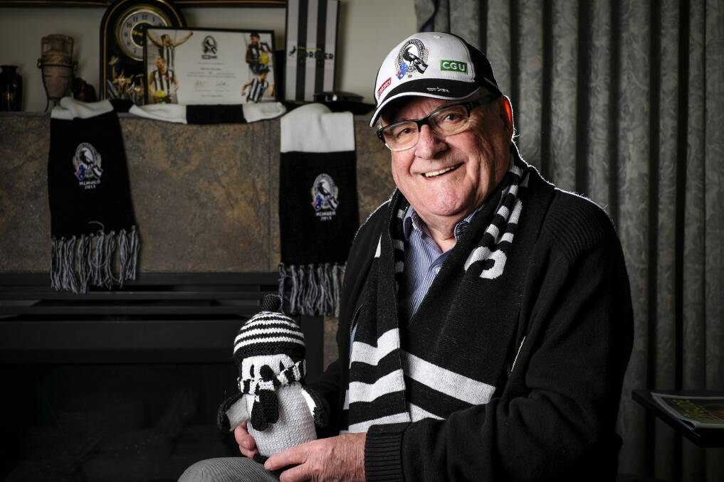 Stan Gormley, 77, is the best tipper in the AFL's tipping competition. Photo: Eddie Jim