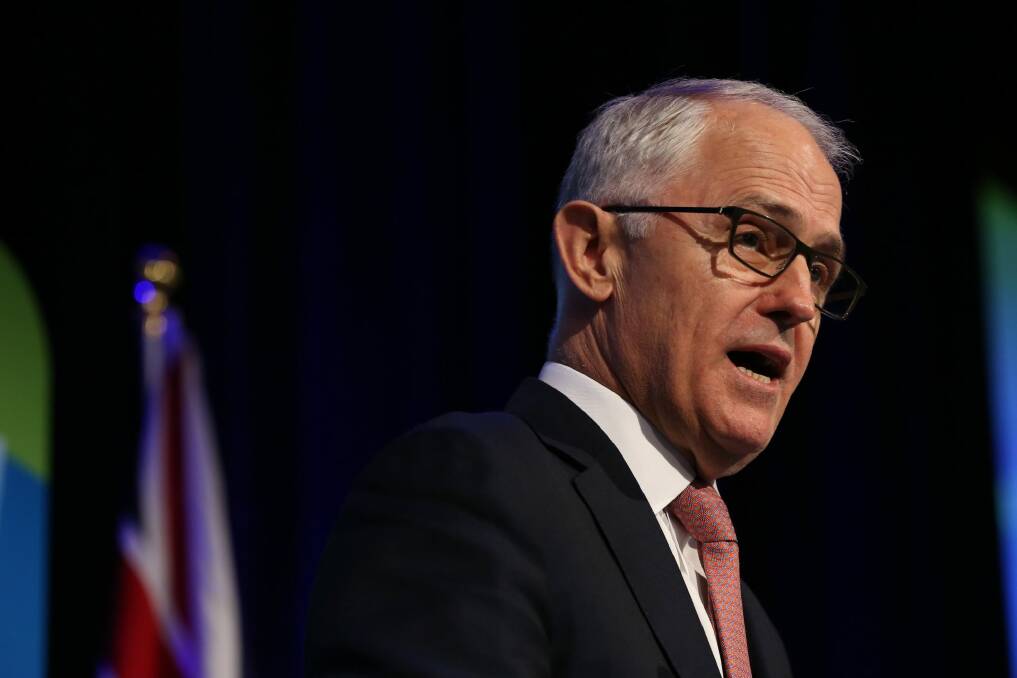 Prime Minister Malcolm Turnbull has railed against the Queensland Labor text messages. Photo: Louise Kennerley