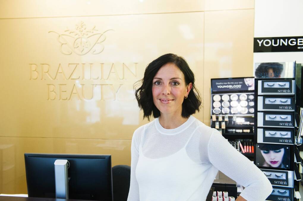 Brazilian Beauty Woden franchisee Anna Cuschieri said the business had needed to compete aggressively to stay in the market. 
30 April 2015
Photo: Rohan Thomson
The Canberra Times Photo: Rohan Thomson