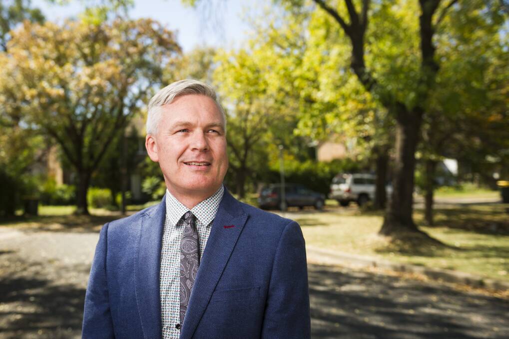 Chief Planner Ben Ponton says he is bringing smart design to the fore in Canberra development Photo: Dion Georgopoulos