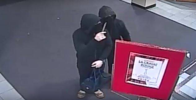 Footage of the robbery has been released by ACT Policing. Photo: ACT Policing