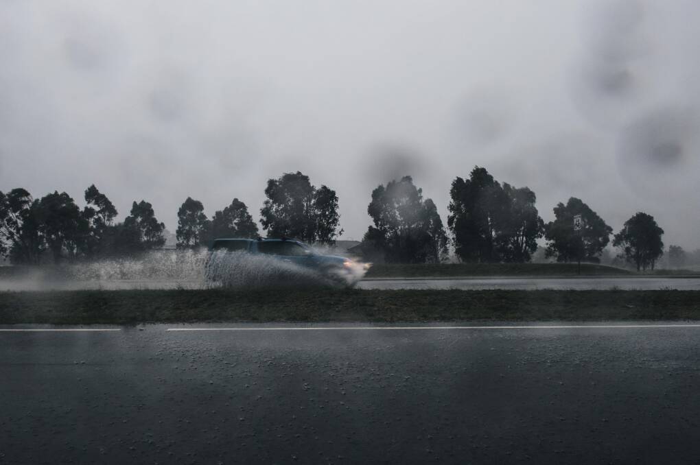 Up to 70 millimetres of rain could fall on Sunday. Photo: Rohan Thomson