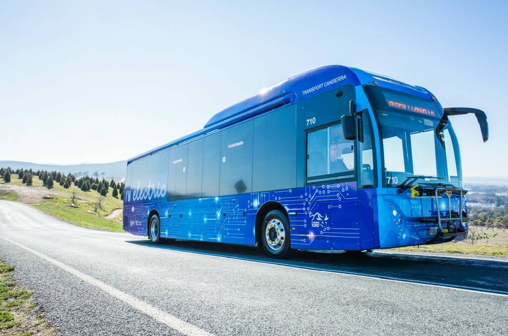 The ACT government and Transport Canberra are trialling new electric and hybrid buses. Photo: Rohan Thomson