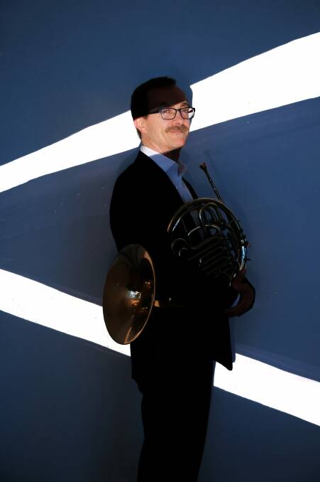French horn player Hector McDonald. Photo: Tony Awdjew
