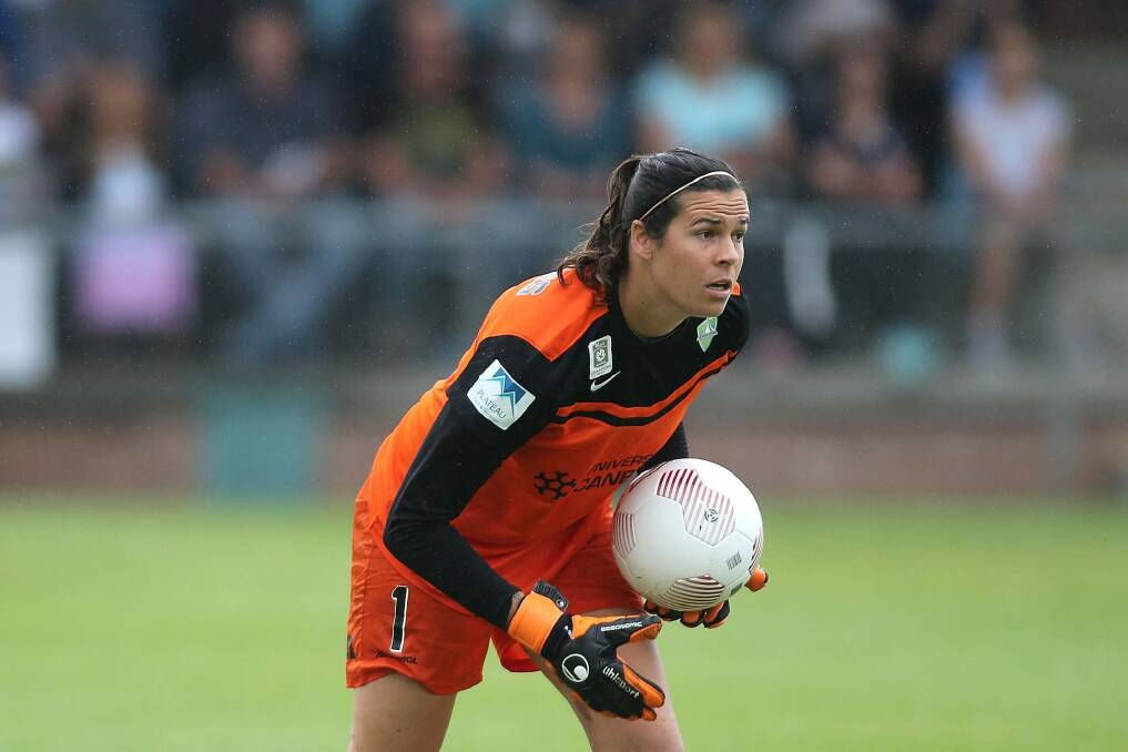 Canberra United goalkeeper Lydia Williams may miss her club's round seven match against the Western Sydney Wanderers with Matildas commitments. Photo: Getty Images