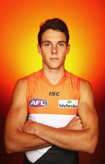 Top gun: GWS Giants rookie Joshua Kelly has been nominated for the AFL's Rising Star award. Photo: Getty Images