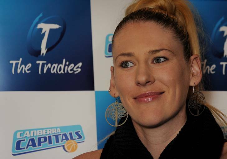 The Canberra Capitals have announced The Tradies as their new major sponsor... Lauren Jackson was at the announcement this morning. Photo: Colleen Petch