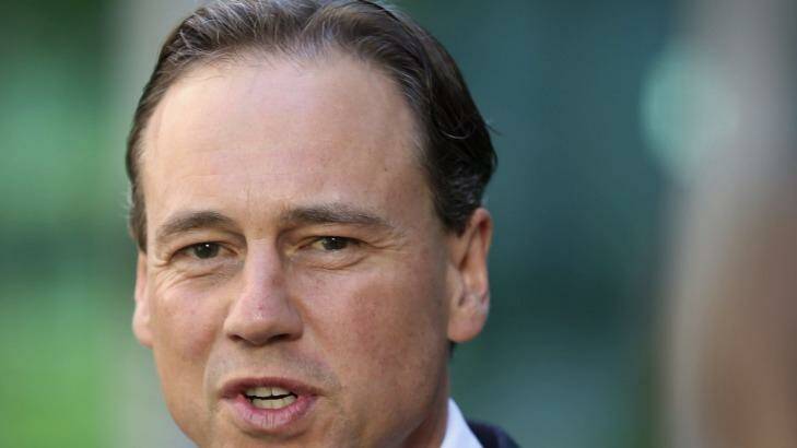 Environment Minister Greg Hunt: "The Emissions Reduction Fund is open for business."  Photo: Andrew Meares