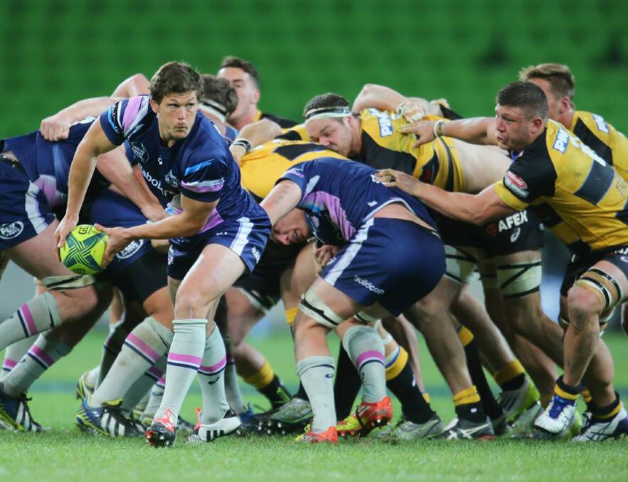 Luke Burgess in action for Melbourne Rising. Photo: Getty Images